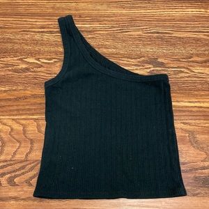 2/$10 👔 American Eagle Ribbed One Shoulder Top